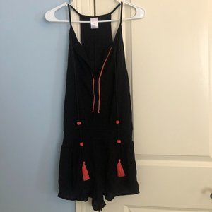 xhilaration swim cover up romper